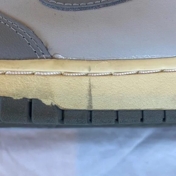 Nike Dunk High Aged Grey Sneakers Grey Fog/Particle Grey DD1869 001 Women Size 8 - Picture 7 of 13